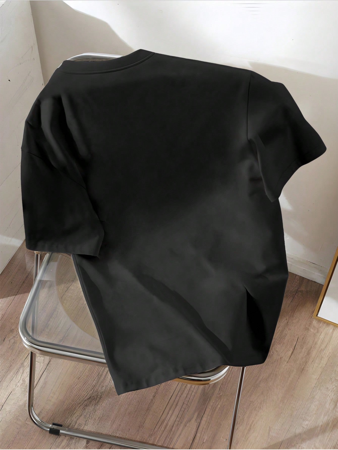 T-shirt décontracté à manches courtes pour garçon préado avec slogan d'été et imprimé, col ras-du-cou