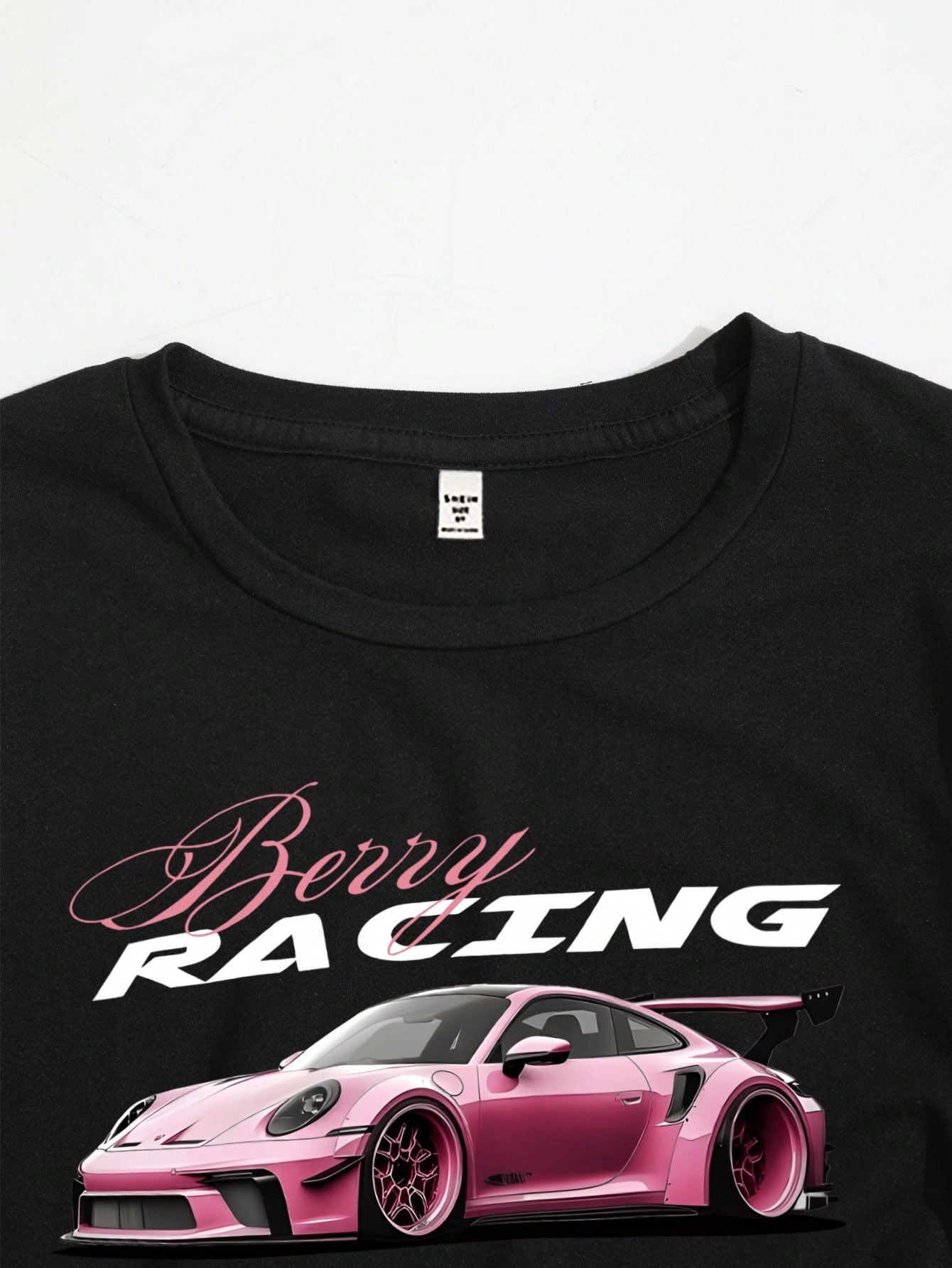 T-shirt décontracté à manches courtes pour garçon préado avec slogan d'été et imprimé, col ras-du-cou
