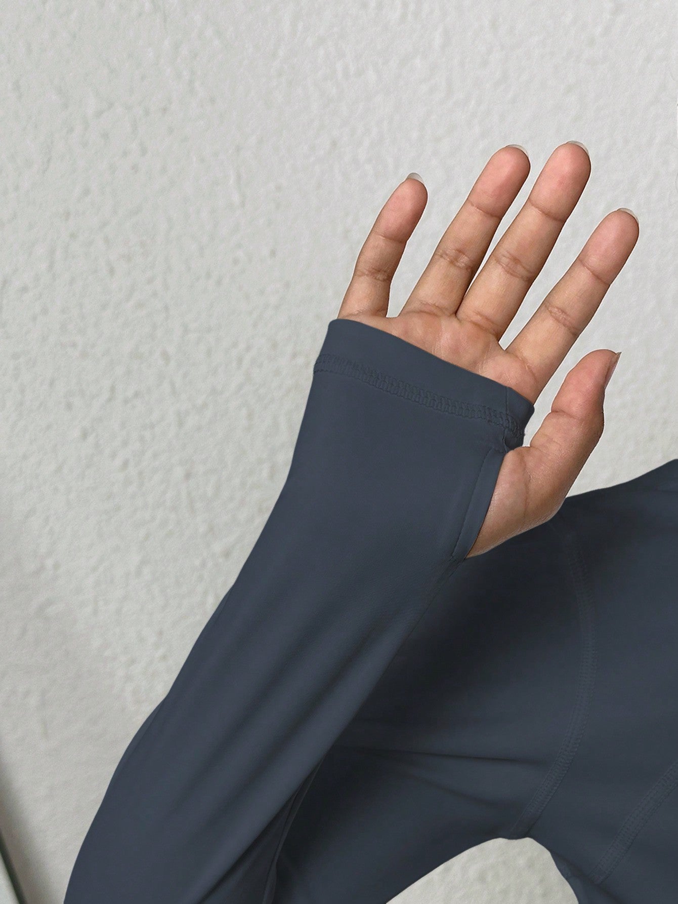 Veste de yoga grise ajustée pour préadolescentes, convient pour le yoga, le pilates, la course et les activités de plein air