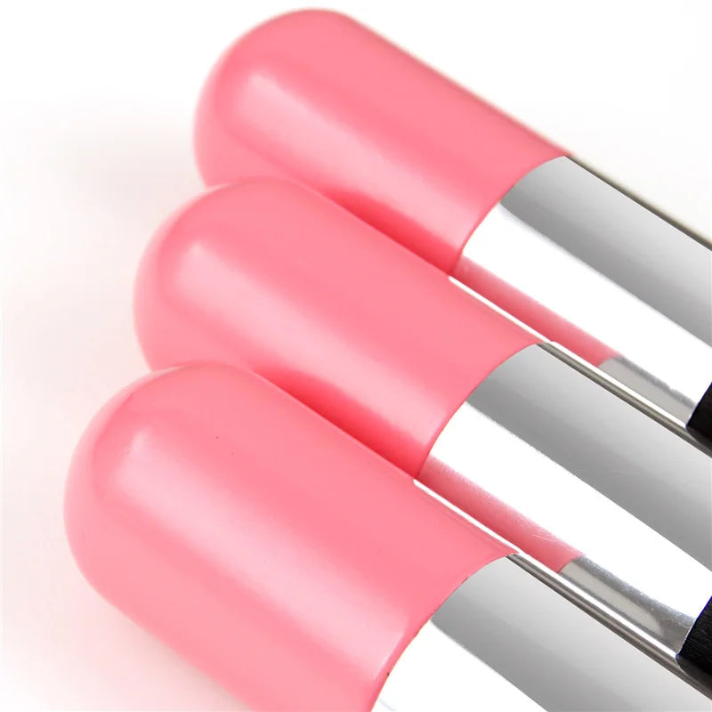 Pinceau de Maquillage Portable Ronshadow - Fond de Teint et Poudre Cosmétique, Brosse Pudgy Beauté