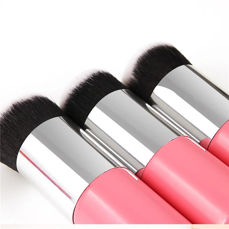 Pinceau de Maquillage Portable Ronshadow - Fond de Teint et Poudre Cosmétique, Brosse Pudgy Beauté