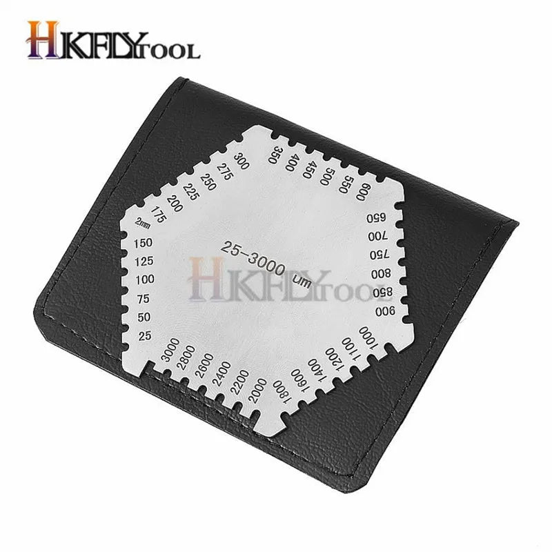 NOUVEL instrument à haute précision en acier inoxydable, peigne hexagonal pour film humide, jauge d'épaisseur de diaphragme humide en acier inoxydable. pour sport