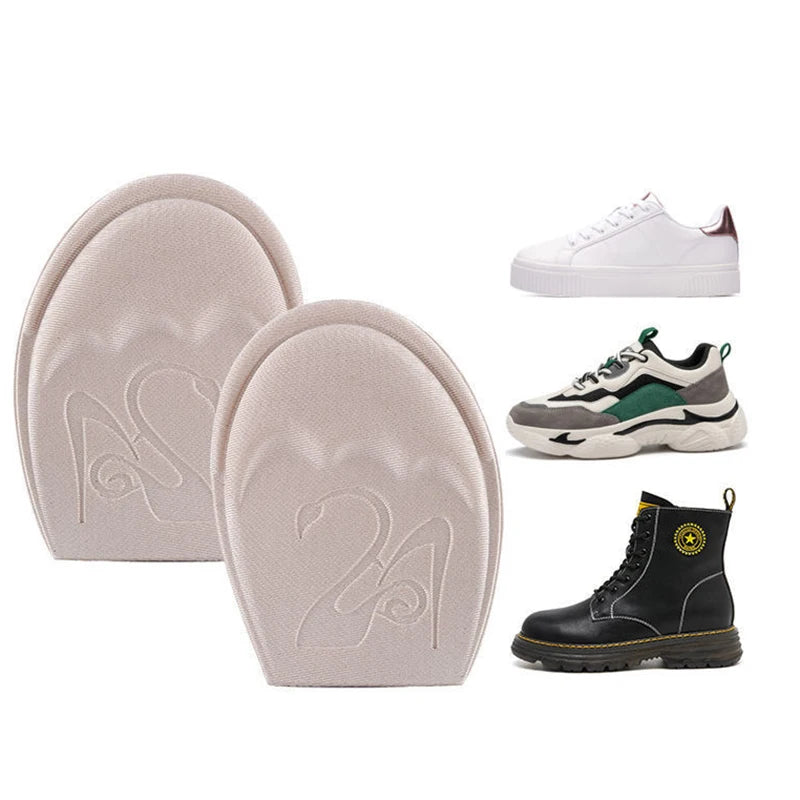 Coussinet pour Avant-pied, Semelle Antidérapante, Coussin pour Orteils, Demi-semelles pour Chaussures, Inserts Réducteurs de Taille, Remplissage pour Chaussures, Coussinets de Soulagement de la Douleur pour Talons Hauts.
