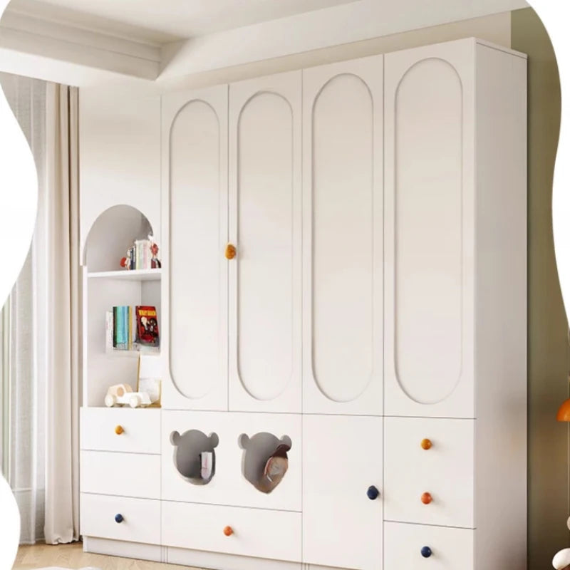 Organisateur de rangement pour enfants – Armoire, étagères pour vêtements, meuble de chambre, mobilier de rangement pour enfants CY50CW