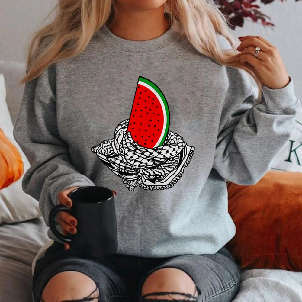 Sweatshirt unisexe "Ceci n'est pas une pastèque" avec capuche, inspiré de l'art et du streetwear, imprimé "Peace and Love". Pull confortable et tendance.