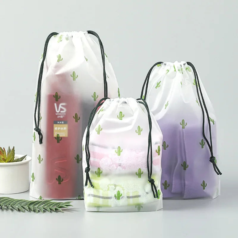 Sac de Maquillage Transparent et Étanche - Trousse de Voyage pour Femme, Kit de Beauté, Case de Toilettage, Poche de Rangement.