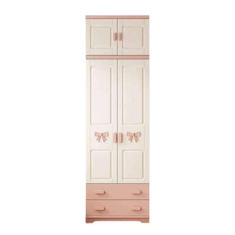 Armoire pour enfants – Meuble de rangement avec étagères, cintres et organisateur pour chambre à coucher