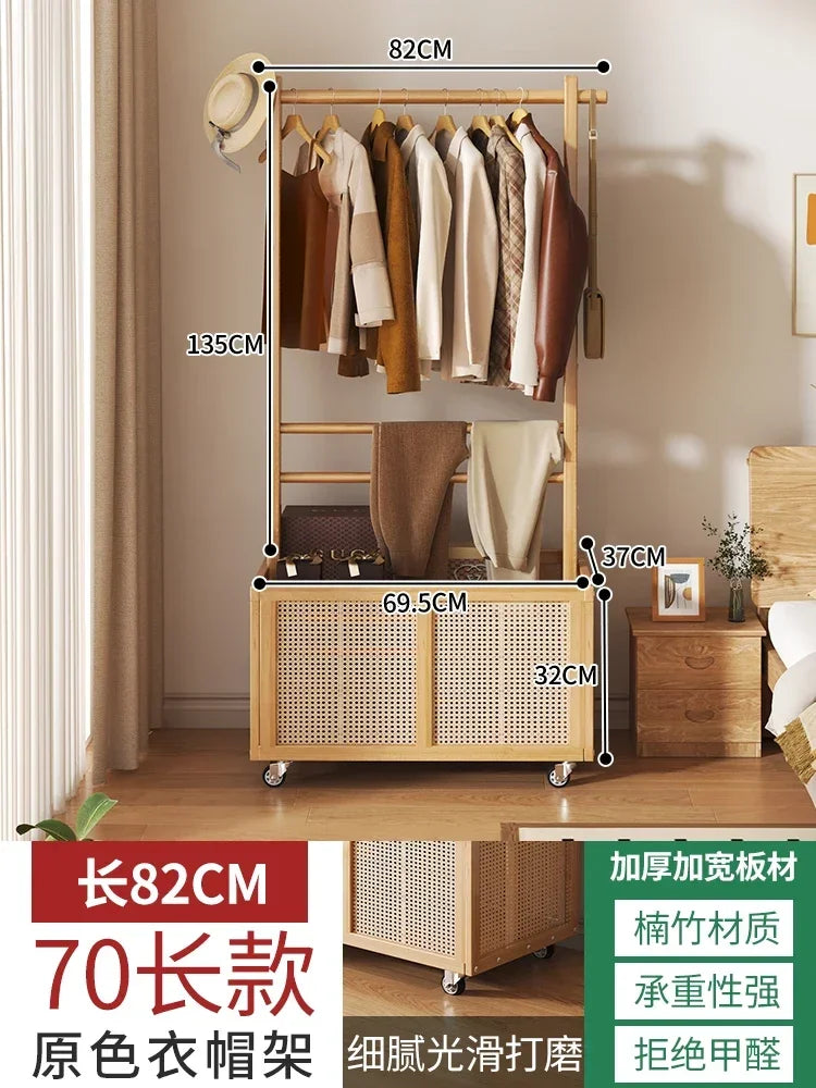Rail multifonction avec roulettes et cintre pour pants, meubles de salon modernes,