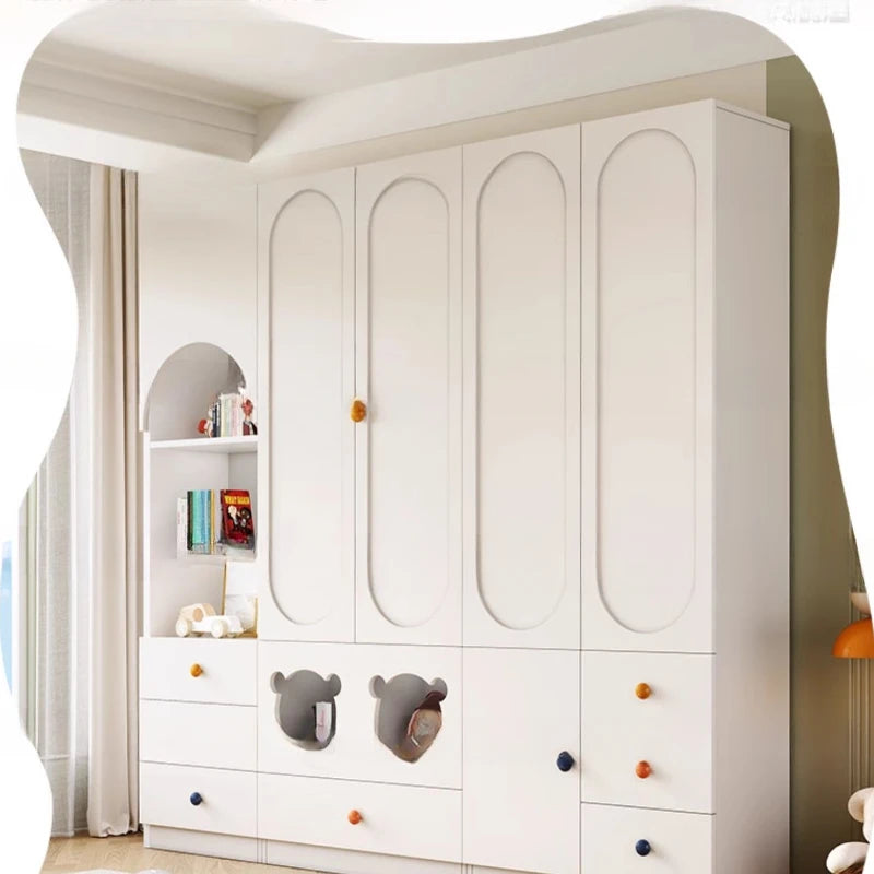 Organisateur de rangement pour enfants – Armoire, étagères pour vêtements, meuble de chambre, mobilier de rangement pour enfants CY50CW