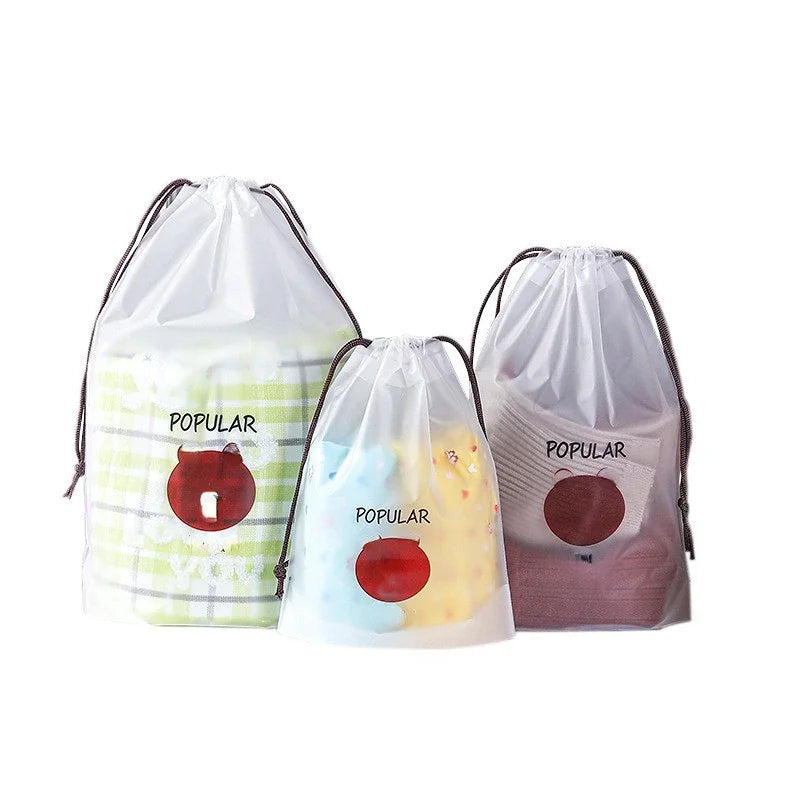 Sac de Maquillage Transparent et Étanche - Trousse de Voyage pour Femme, Kit de Beauté, Case de Toilettage, Poche de Rangement.