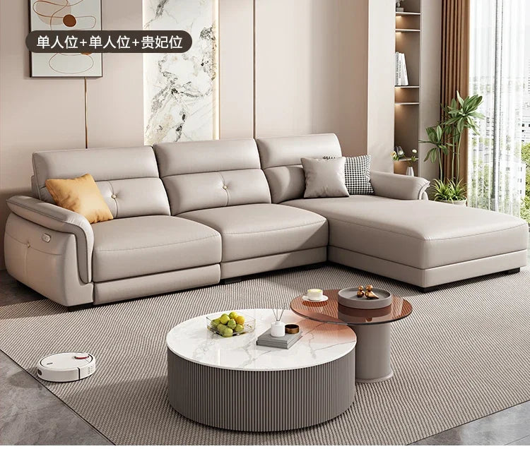 Canapé multifonction nordique – Design électrique et luxueux, ajustable et intelligent pour salon, meuble moderne