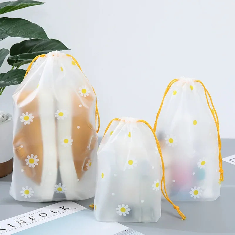 Sac de Maquillage Transparent et Étanche - Trousse de Voyage pour Femme, Kit de Beauté, Case de Toilettage, Poche de Rangement.