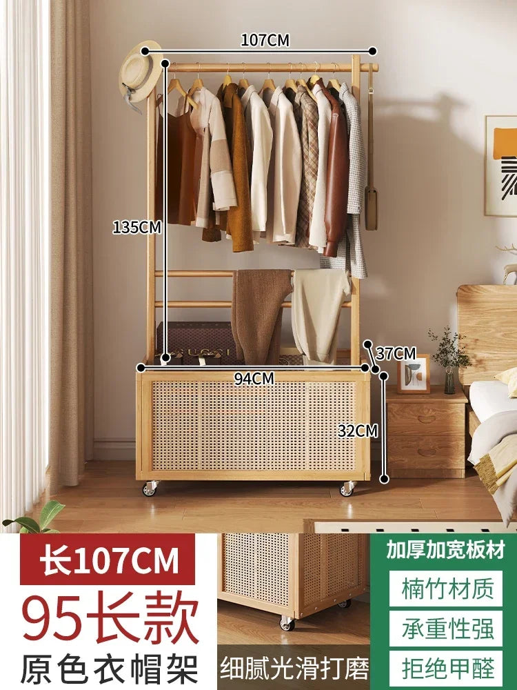 Rail multifonction avec roulettes et cintre pour pants, meubles de salon modernes,