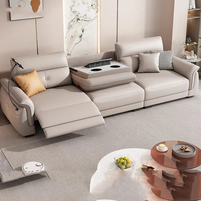 Canapé multifonction nordique – Design électrique et luxueux, ajustable et intelligent pour salon, meuble moderne
