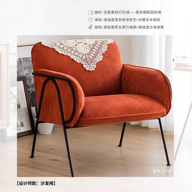 Chaise moderne de luxe pour café – Design minimaliste, ergonomique, idéale pour appartement ou salon Meuble
