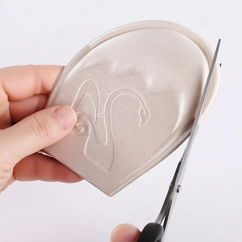 Coussinet pour Avant-pied, Semelle Antidérapante, Coussin pour Orteils, Demi-semelles pour Chaussures, Inserts Réducteurs de Taille, Remplissage pour Chaussures, Coussinets de Soulagement de la Douleur pour Talons Hauts.