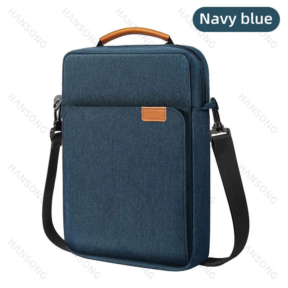 Étui de tablette pour Samsung Galaxy Tab S6 Lite, Galaxy Tab S7, iPad Pro 11, iPad 9.7, 9-11 pouces, sac à bandoulière pour transport et rangement.