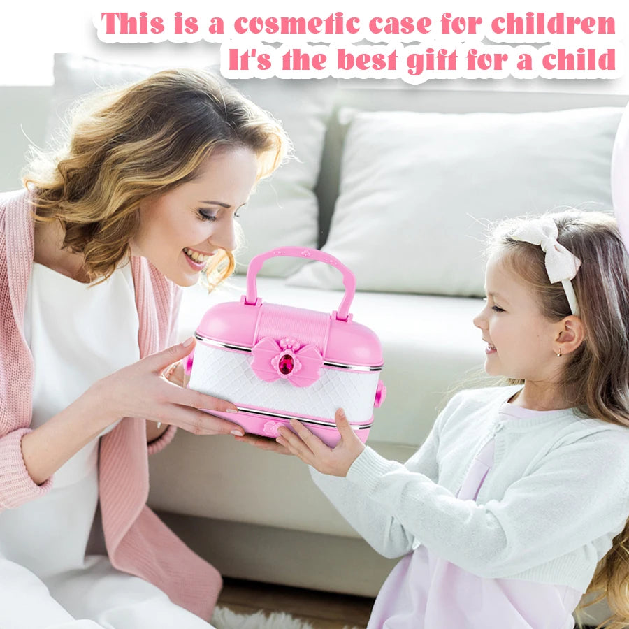 Kit de Maquillage Lavable pour Enfants - Set de Maquillage Réel pour Filles, Kit de Maquillage pour Petites Filles et Enfants.