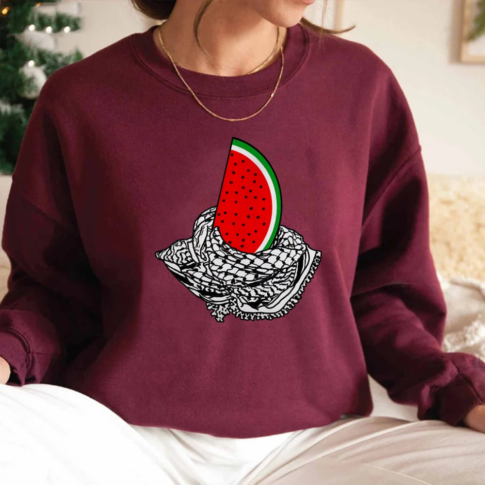 Sweatshirt unisexe "Ceci n'est pas une pastèque" avec capuche, inspiré de l'art et du streetwear, imprimé "Peace and Love". Pull confortable et tendance.