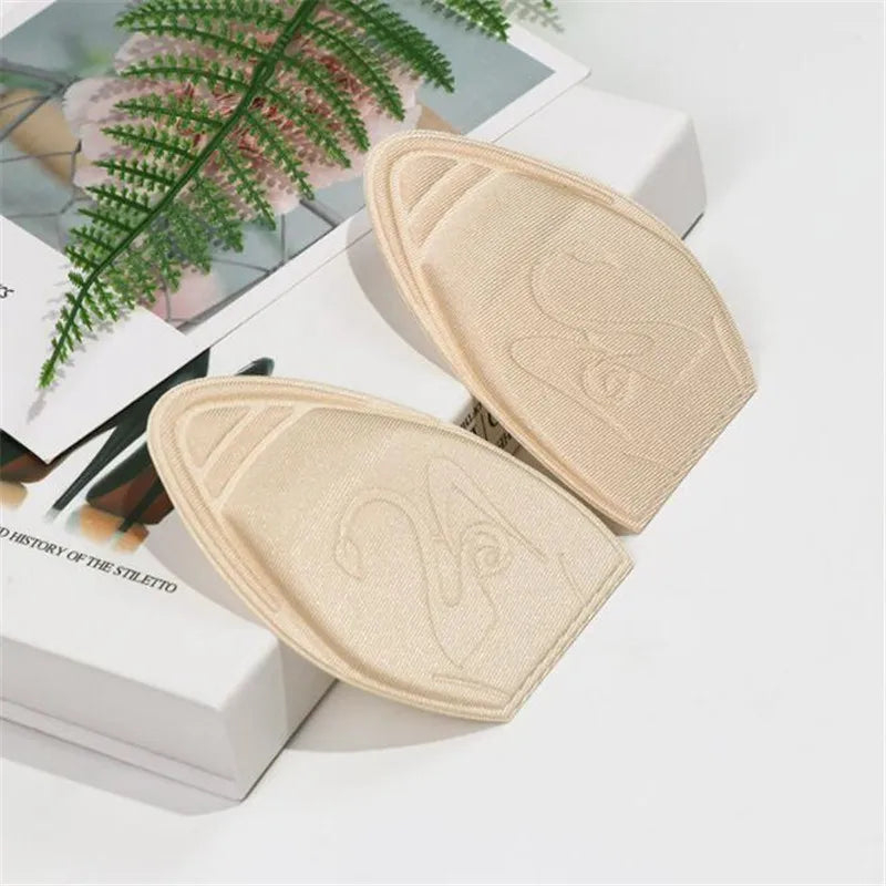 Coussinet pour Avant-pied, Semelle Antidérapante, Coussin pour Orteils, Demi-semelles pour Chaussures, Inserts Réducteurs de Taille, Remplissage pour Chaussures, Coussinets de Soulagement de la Douleur pour Talons Hauts.