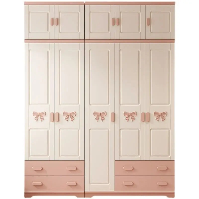 Armoire pour enfants – Meuble de rangement avec étagères, cintres et organisateur pour chambre à coucher