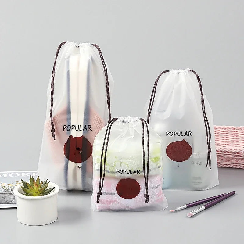 Sac de Maquillage Transparent et Étanche - Trousse de Voyage pour Femme, Kit de Beauté, Case de Toilettage, Poche de Rangement.