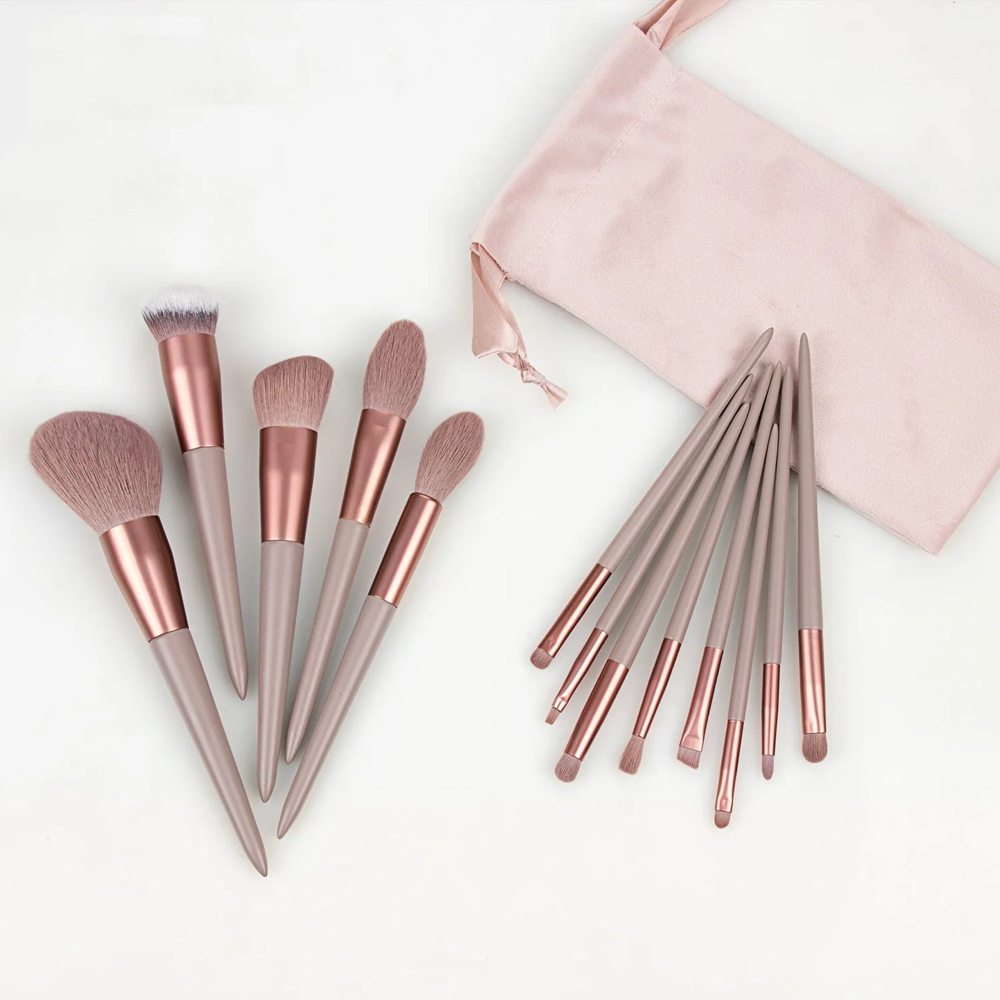 Pinceaux de maquillage pour femmes, fond de teint, ombre à paupières, poudre cosmétique, fard à joues, outils de maquillage, 13 pièces