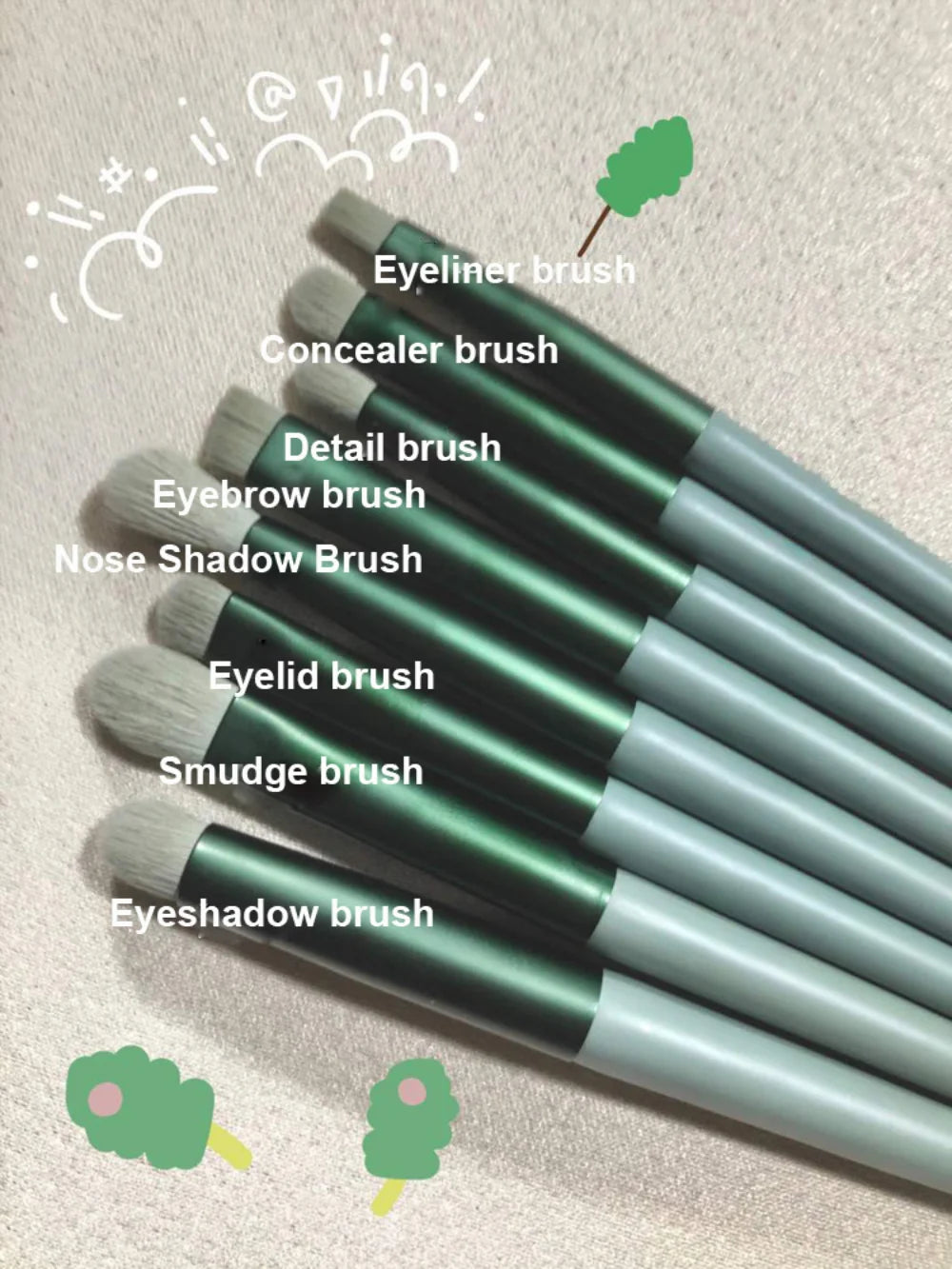 Pinceaux de maquillage pour femmes, fond de teint, ombre à paupières, poudre cosmétique, fard à joues, outils de maquillage, 13 pièces