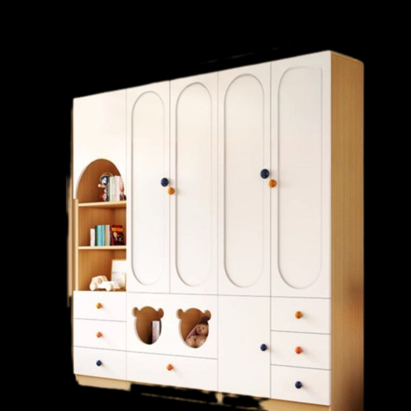 Organisateur de rangement pour enfants – Armoire, étagères pour vêtements, meuble de chambre, mobilier de rangement pour enfants CY50CW