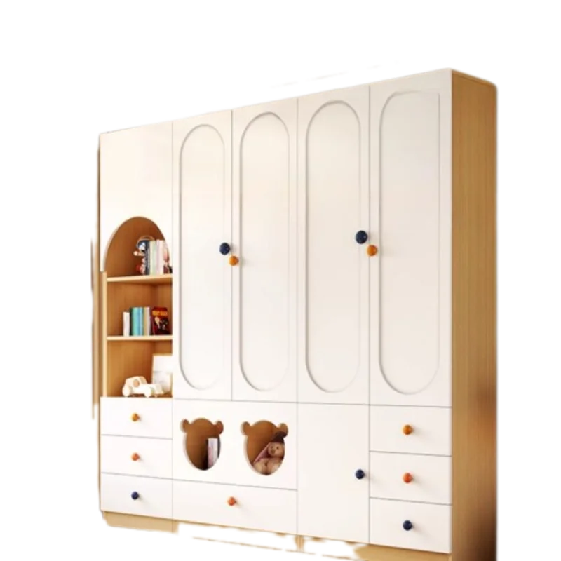 Organisateur de rangement pour enfants – Armoire, étagères pour vêtements, meuble de chambre, mobilier de rangement pour enfants CY50CW
