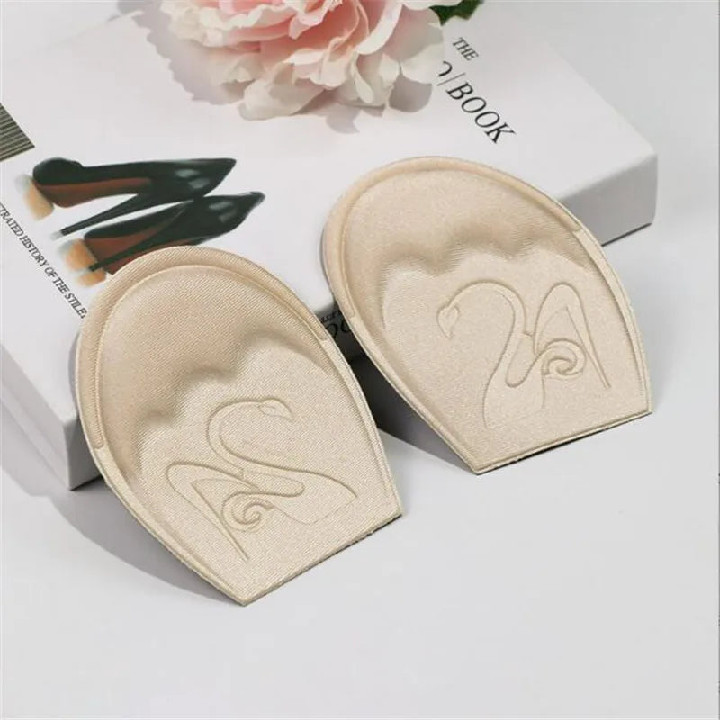 Coussinet pour Avant-pied, Semelle Antidérapante, Coussin pour Orteils, Demi-semelles pour Chaussures, Inserts Réducteurs de Taille, Remplissage pour Chaussures, Coussinets de Soulagement de la Douleur pour Talons Hauts.