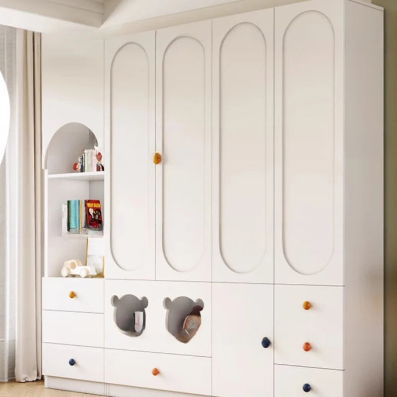 Organisateur de rangement pour enfants – Armoire, étagères pour vêtements, meuble de chambre, mobilier de rangement pour enfants CY50CW