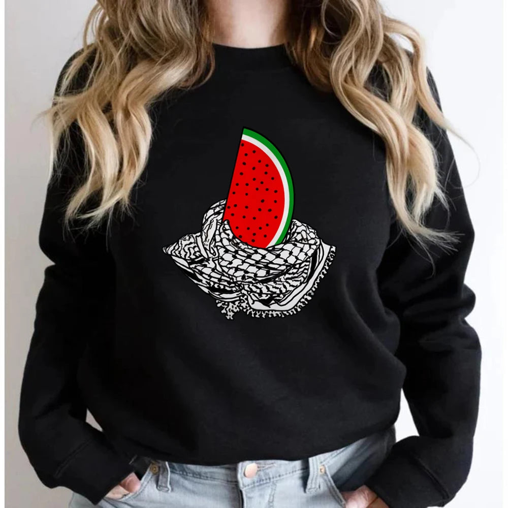 Sweatshirt unisexe "Ceci n'est pas une pastèque" avec capuche, inspiré de l'art et du streetwear, imprimé "Peace and Love". Pull confortable et tendance.