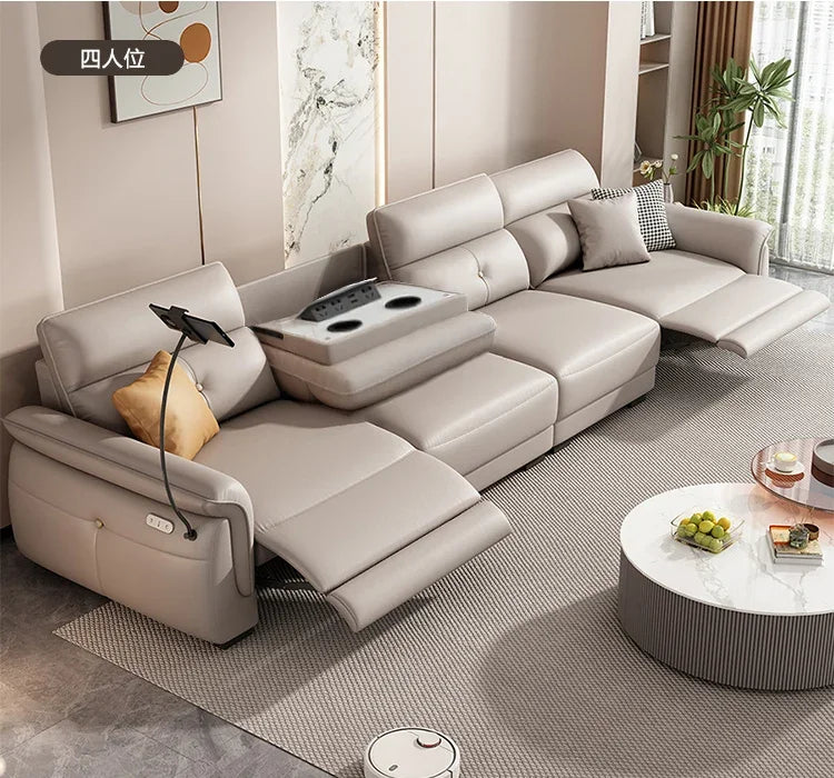 Canapé multifonction nordique – Design électrique et luxueux, ajustable et intelligent pour salon, meuble moderne