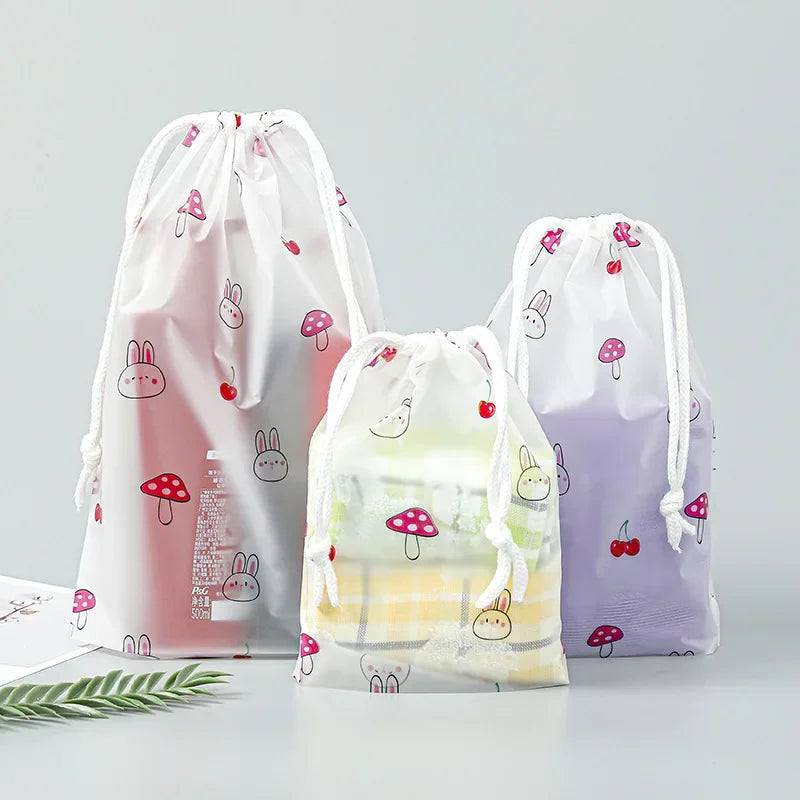 Sac de Maquillage Transparent et Étanche - Trousse de Voyage pour Femme, Kit de Beauté, Case de Toilettage, Poche de Rangement.