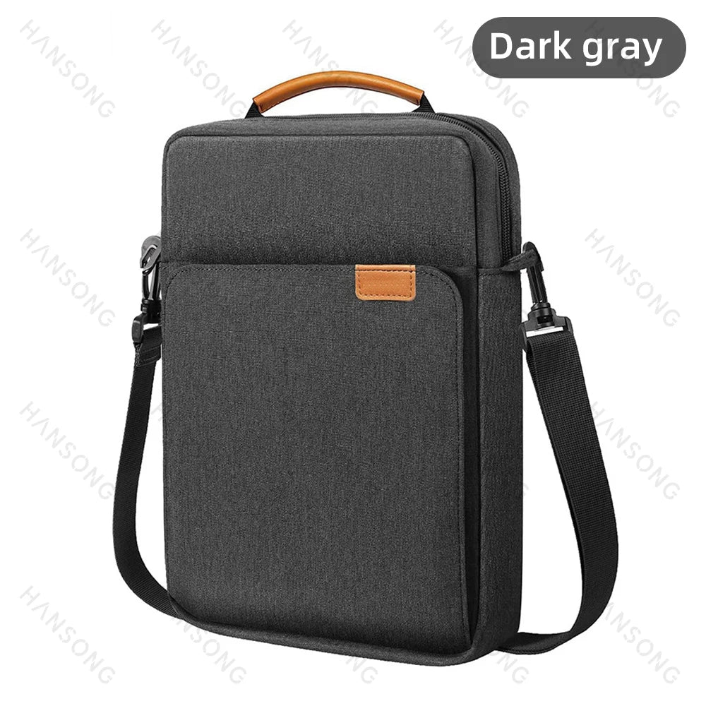Étui de tablette pour Samsung Galaxy Tab S6 Lite, Galaxy Tab S7, iPad Pro 11, iPad 9.7, 9-11 pouces, sac à bandoulière pour transport et rangement.