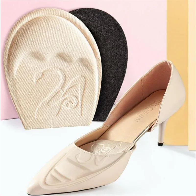 Coussinet pour Avant-pied, Semelle Antidérapante, Coussin pour Orteils, Demi-semelles pour Chaussures, Inserts Réducteurs de Taille, Remplissage pour Chaussures, Coussinets de Soulagement de la Douleur pour Talons Hauts.