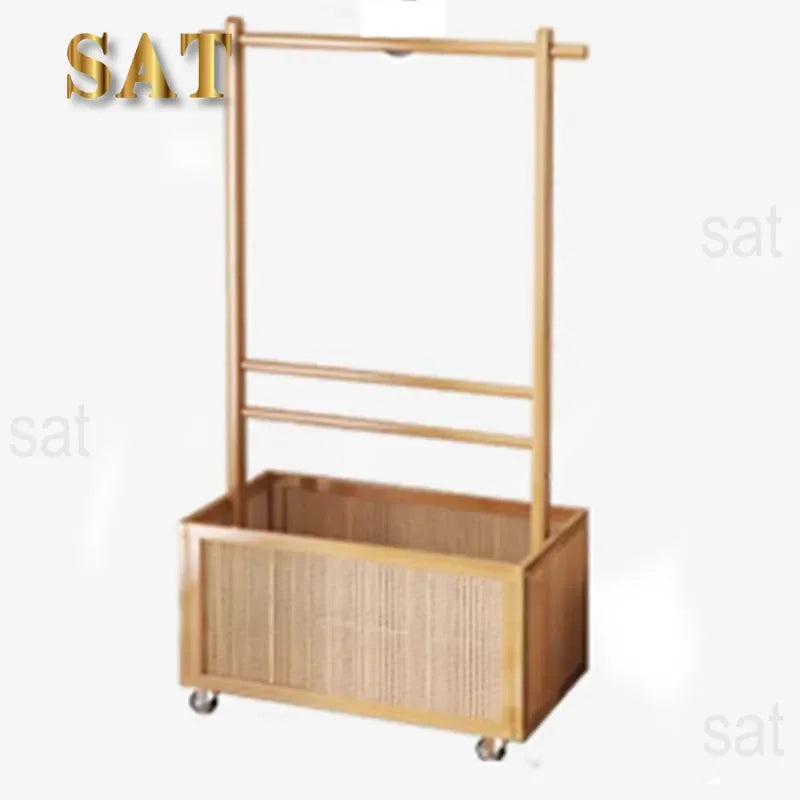 Rail multifonction avec roulettes et cintre pour pants, meubles de salon modernes,
