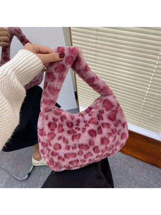 Sac à main à imprimé léopard mini épaule de mode d'hiver pour femmes, pochette, sac à main tendance à imprimé léopard pour femmes. Le retour du léopard.