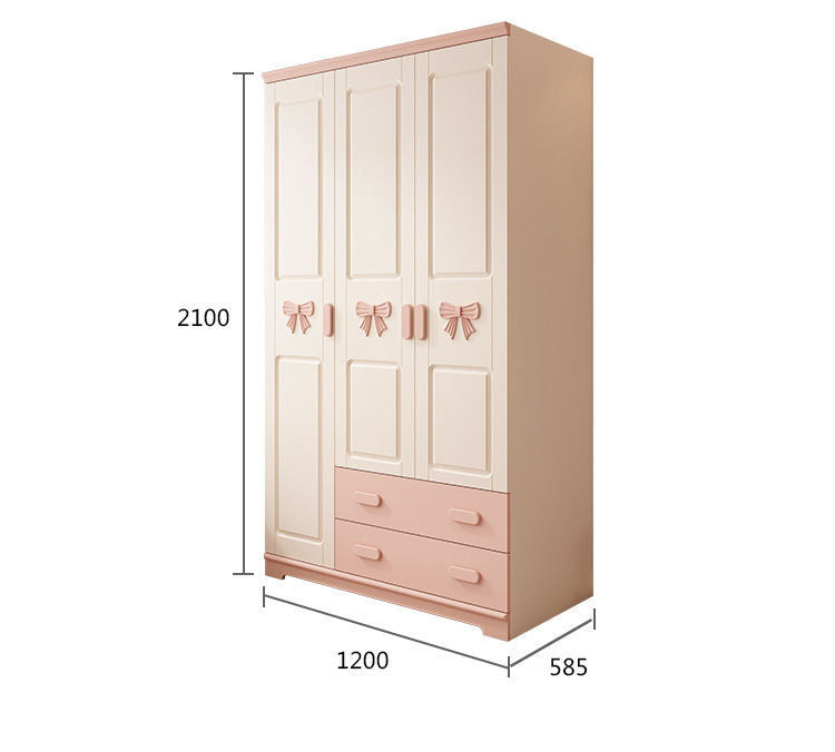 Armoire pour enfants – Meuble de rangement avec étagères, cintres et organisateur pour chambre à coucher