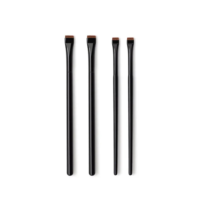 Pinceau Maquillage Ultra-Fin - Brosse Angulaire pour Eye-Liner et Sourcils, Poils Synthétiques Précis, Outil Cosmétique Professionnel.