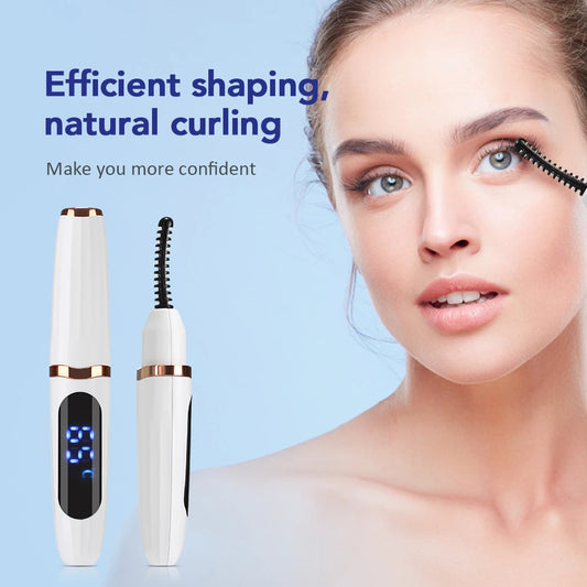 Recourbe-cils Électrique Intelligent à Température Contrôlée pour Cils Naturellement Recourbés - Outil de Maquillage pour Cils Durables.