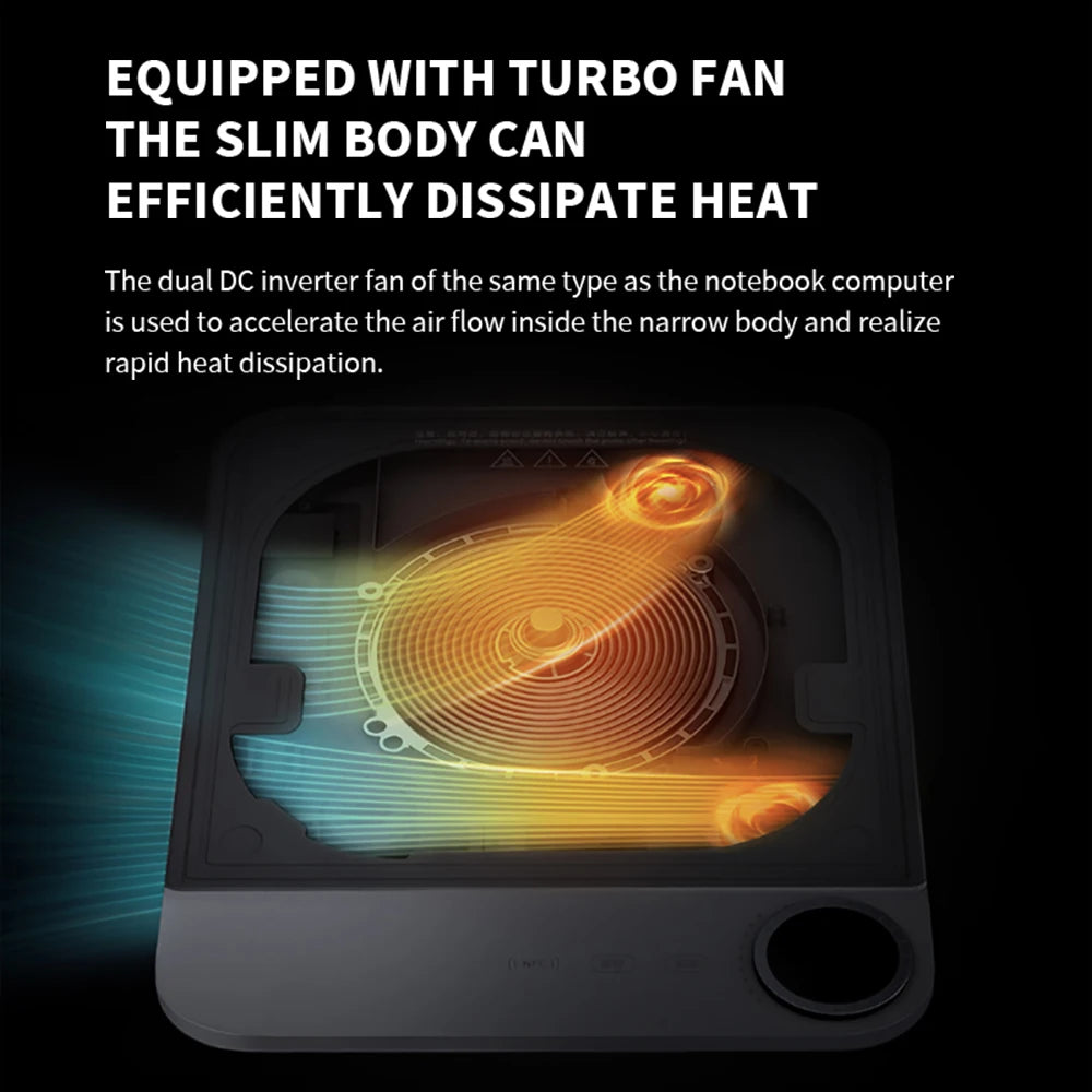 Xiaomi Mijia Cuisinière à Induction Ultra-fine 2100W - Cuisinière Connectée 23mm d'épaisseur, Compatible avec l'App Mijia ( cuisine )