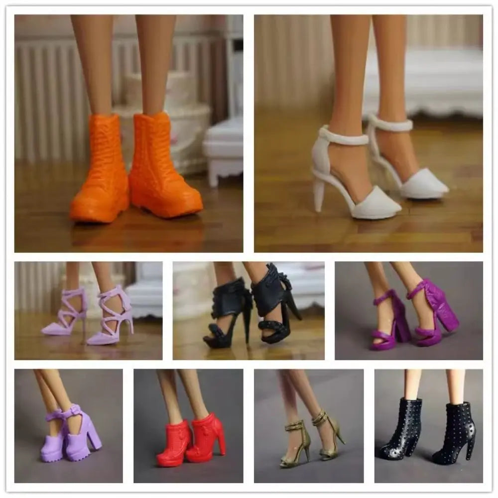 Bottes à talons hauts de qualité, chaussures pour poupée 1/6, modèle super, chaussures pour poupée de 30 cm, sandales originales, chaussures décontractées pour poupée, bottes pour poupée féminine.