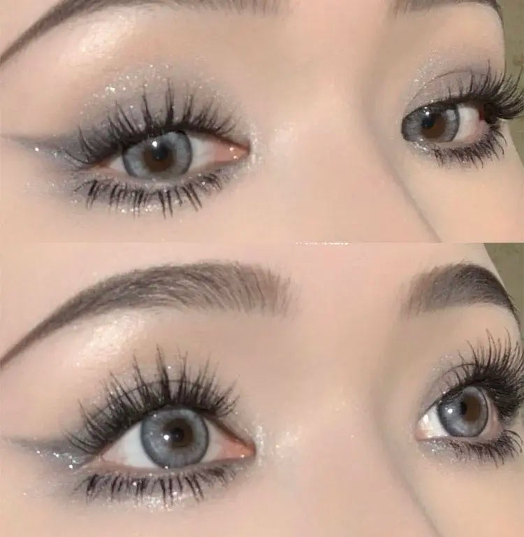 Palette de Fards à Paupières Neuf Couleurs - Orange, Marron, Pailleté, Mat et Brillant, Longue Tenue, Maquillage des Yeux