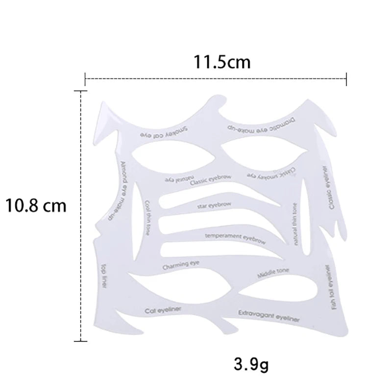Pochoirs à Maquillage Rapides - Moules pour Eyeliner et Ombres à Paupières, Outil de Maquillage Débutant