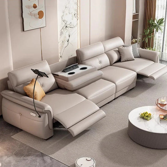 Canapé multifonction nordique – Design électrique et luxueux, ajustable et intelligent pour salon, meuble moderne