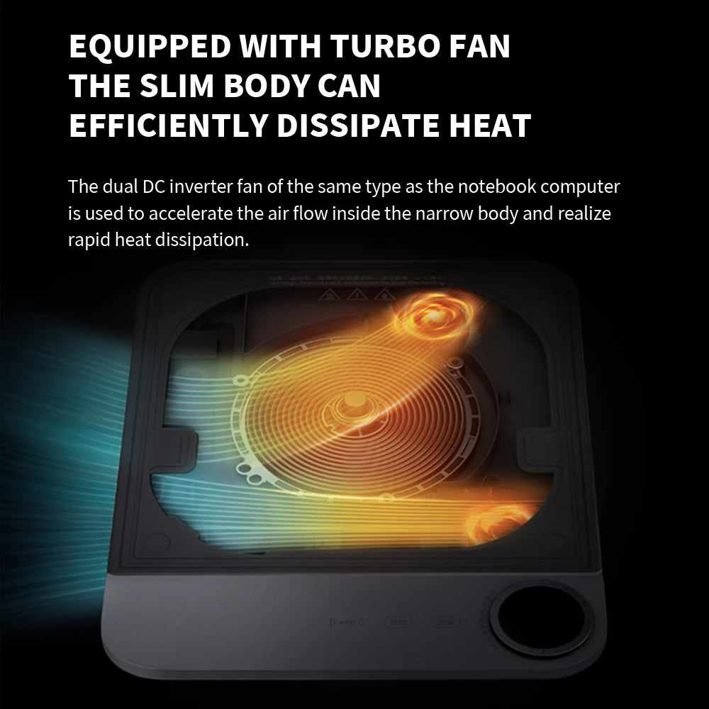 Xiaomi Mijia Cuisinière à Induction Ultra-fine 2100W - Cuisinière Connectée 23mm d'épaisseur, Compatible avec l'App Mijia ( cuisine )