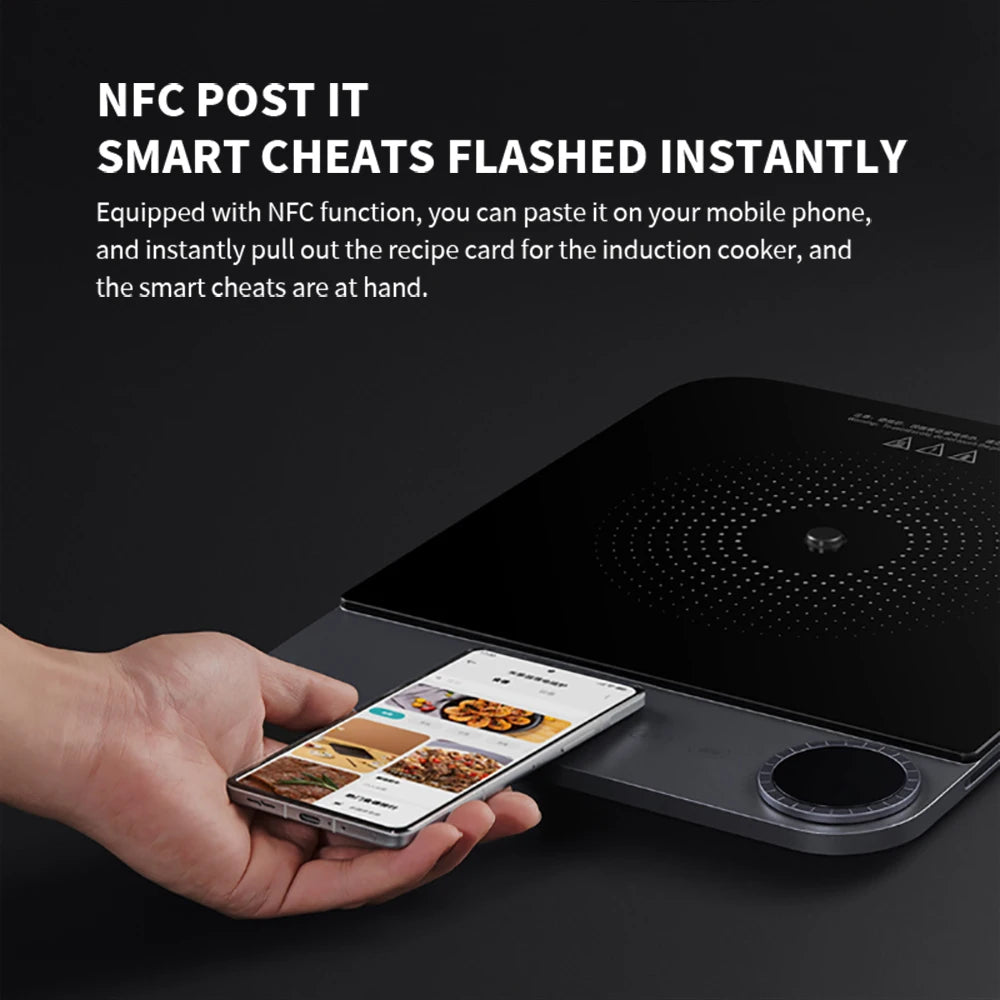 Xiaomi Mijia Cuisinière à Induction Ultra-fine 2100W - Cuisinière Connectée 23mm d'épaisseur, Compatible avec l'App Mijia ( cuisine )