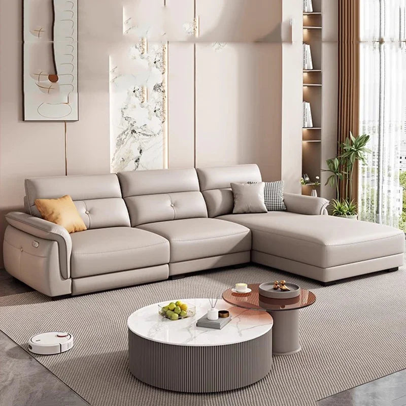 Canapé multifonction nordique – Design électrique et luxueux, ajustable et intelligent pour salon, meuble moderne